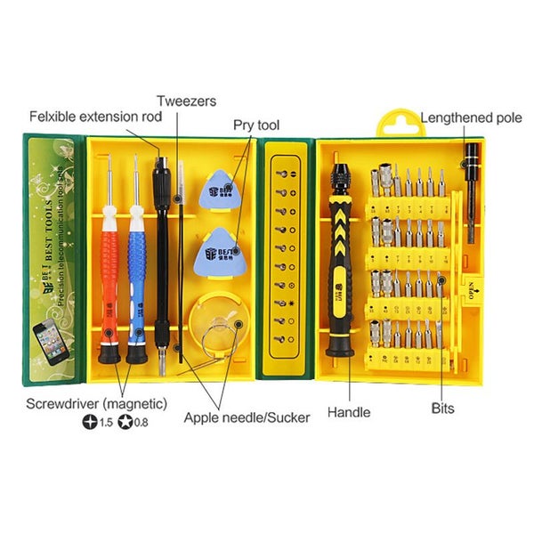 BEST 38 - IN - 1 Multifunctional Professional Precision Screwdriver Set for Elec Carousel 2