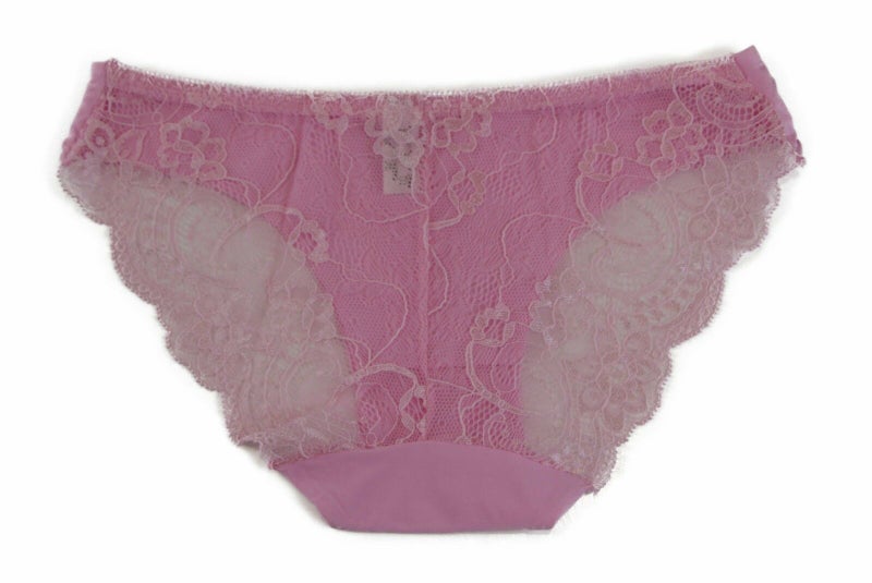 Womens Sexy Underwear With Lace Back Panties Undies Baby Pink Lingerie Carousel 1