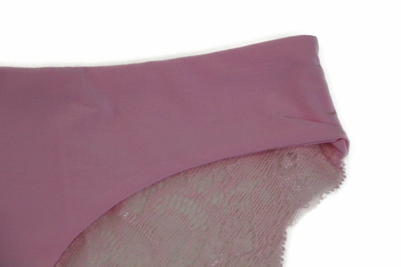 Womens Sexy Underwear With Lace Back Panties Undies Baby Pink Lingerie Carousel 3