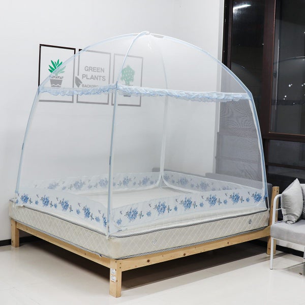 1 . 8x2m Portable Mosquito Net Student Bunk Bed Breathable Mesh Netting Tent Hom Carousel 8