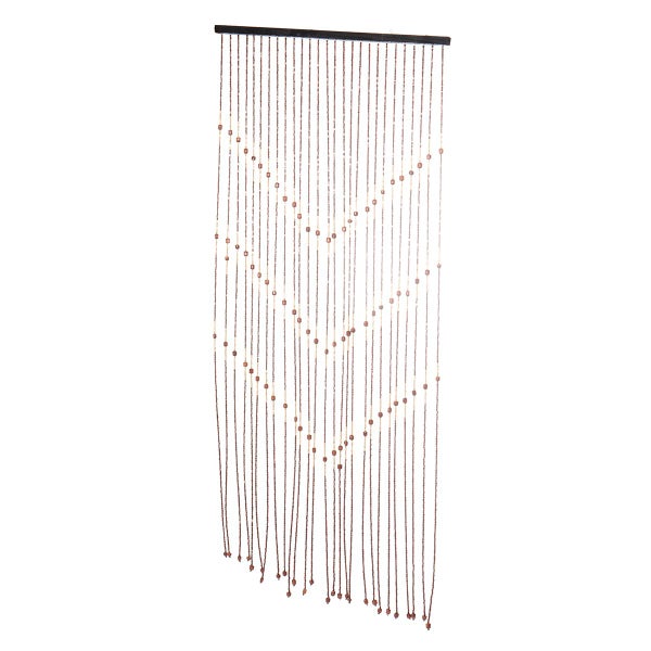 90 * 175cm 27 Line Retro Wooden Bead String Door Curtain Blinds Fly Screen for P Carousel 2