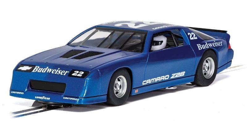 Slot Car - Camaro IROC-Z #22 (Blue) Carousel 1