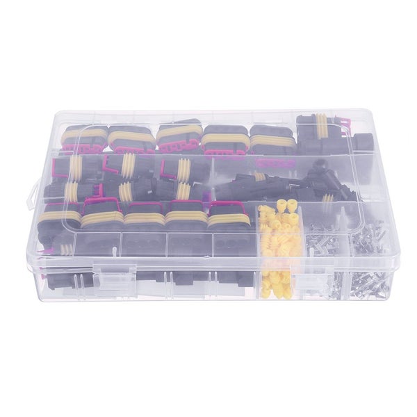352pcs Car Electrical Connectors Kits Waterproof Electrical Wire Connector Plug Carousel 2