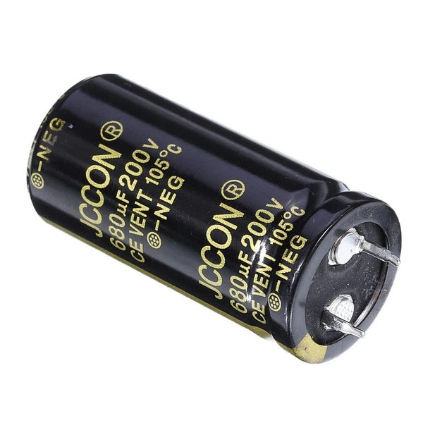 5Pcs 680UF 200V 22x45mm Radial Aluminium Electrolytic Capacitor High Frequency 1 Carousel 2