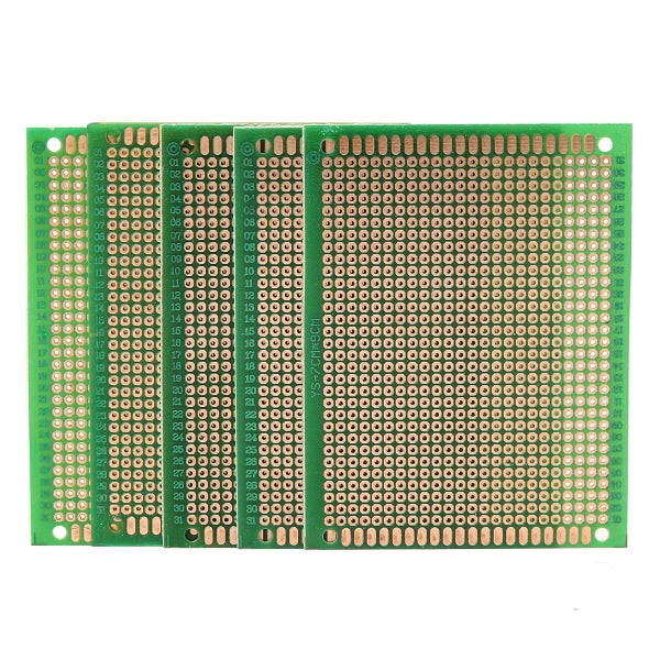 100Pcs PCB DIY Soldering Copper Prototype Printed Circuit Board 70mm x 90mm Carousel 2
