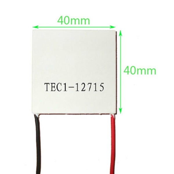 5pcs TEC1 - 12715 12V Heat Sink Thermoelectric Cooler Peltier Plate Module Carousel 6
