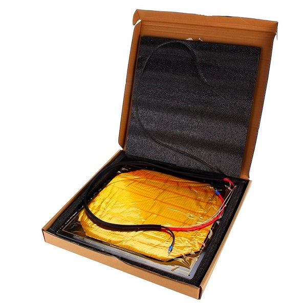 24V 310 * 320mm Aluminum Heated Bed Hot Bed Kit With Installed Cable Carousel 1