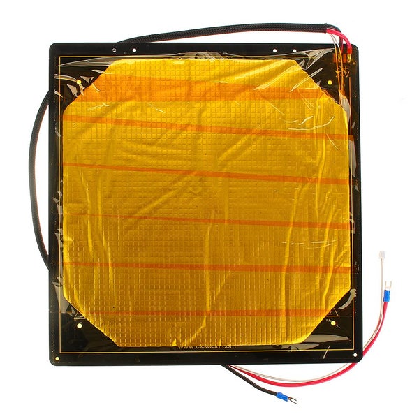 24V 310 * 320mm Aluminum Heated Bed Hot Bed Kit With Installed Cable Carousel 2