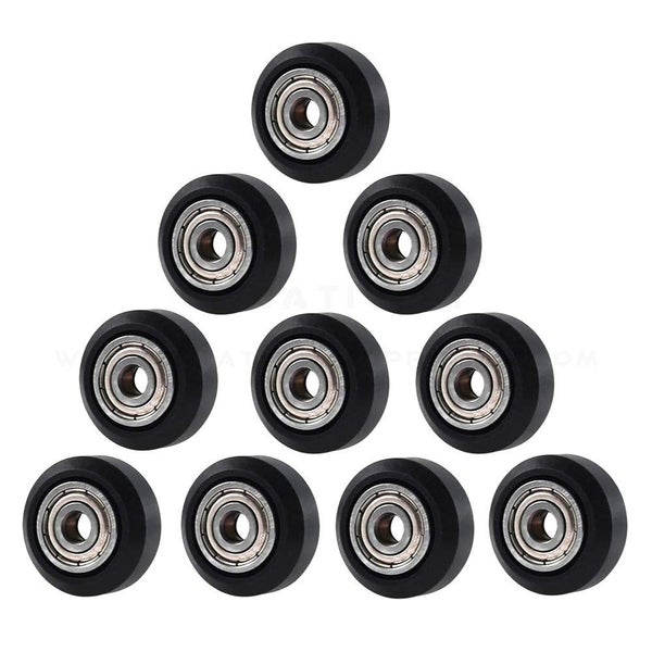 Creativity 10PC Flat Type Openbuilds Plastic Wheel POM with Bearings Big Models Carousel 1