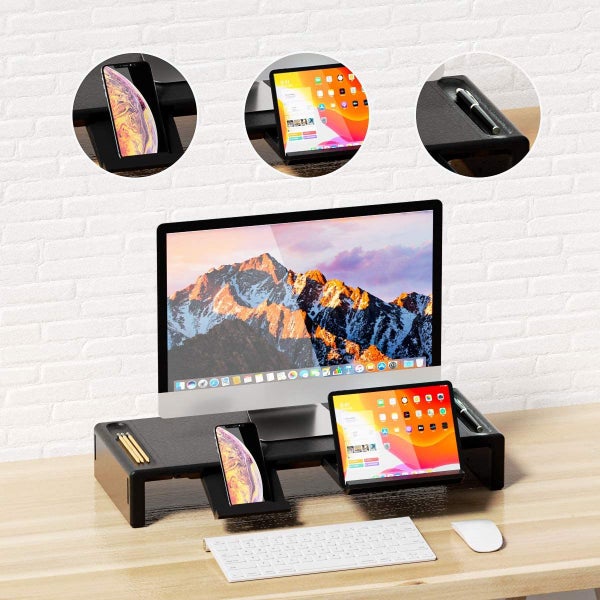 OImatser Foldable Cuter Monitor Riser Monitor Stand Laptop Stand Adjustable L Carousel 2