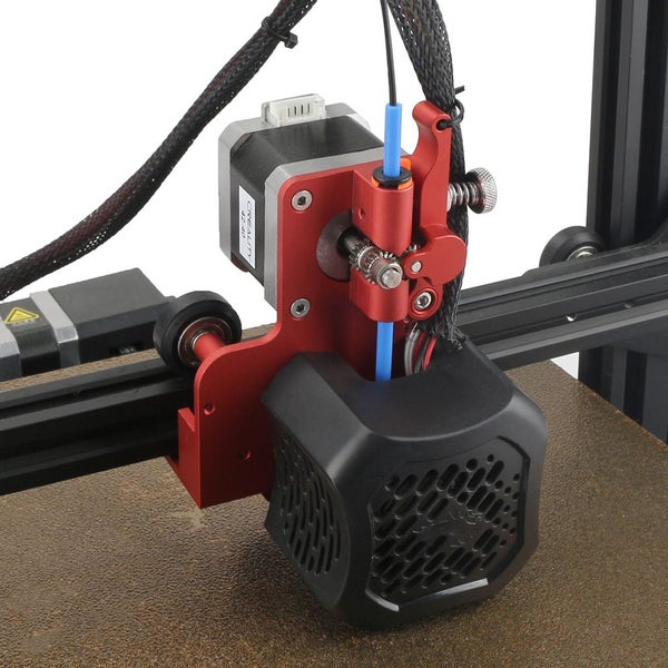 Dotbit Upgraded Ender - 3 / 3S / V2 Extruder Dual Gear Proximity Mounting Plate Carousel 9