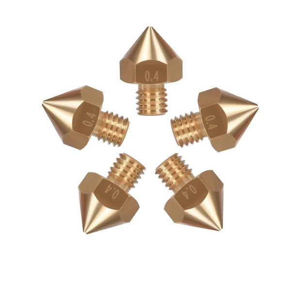 BIGTREETECH 20Pcs B1UM2 Brass Nozzle 0 . 4mm Nozzle For 1 . 75mm Filament 3D Pri Carousel 5