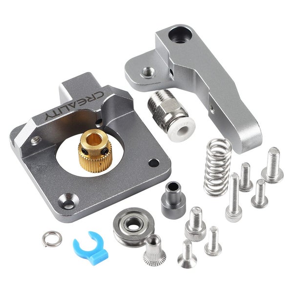 Gray Extruder + MK9 Extruder Nozzle + 5Pcs 1 . 75 / 0 . 4mm Brass Nozzle with Si Carousel 2