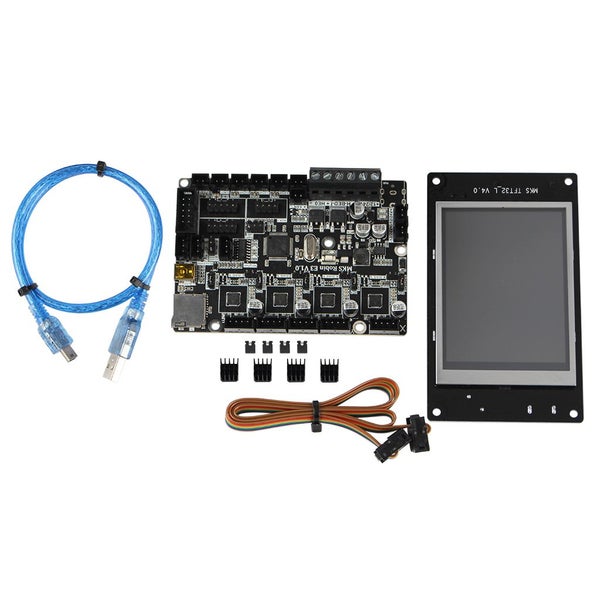 MKS TFT32 Display + MKS Robin E3 v1 . 0 256 Subdivision Mainboard TMC2209 Silent Carousel 1