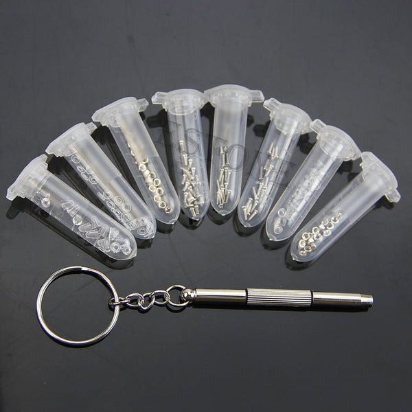 Eyeglass Sun Glasses Screw Nut Nose Pad Optical Repair Tool Assorted Kit Carousel 6