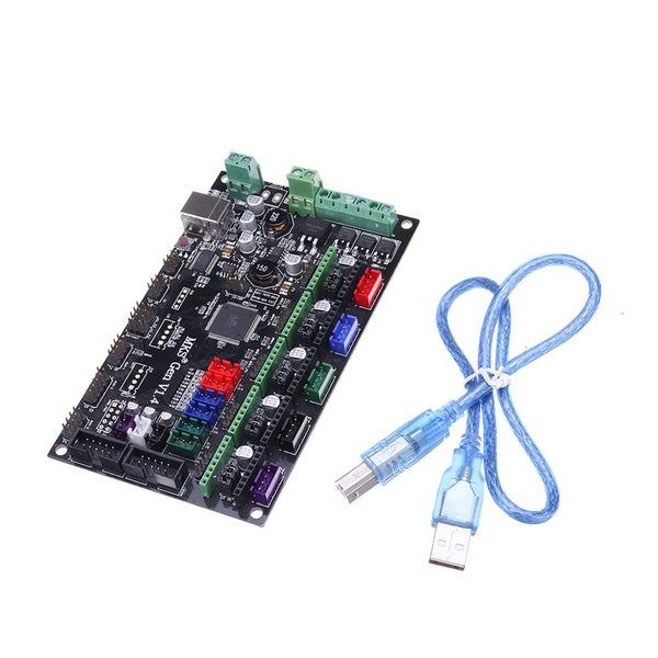 MKS GEN V1 . 4 Mainboard + 5Pcs DRV8825 Driver Kit for 3D Printer Part Catibl Carousel 2