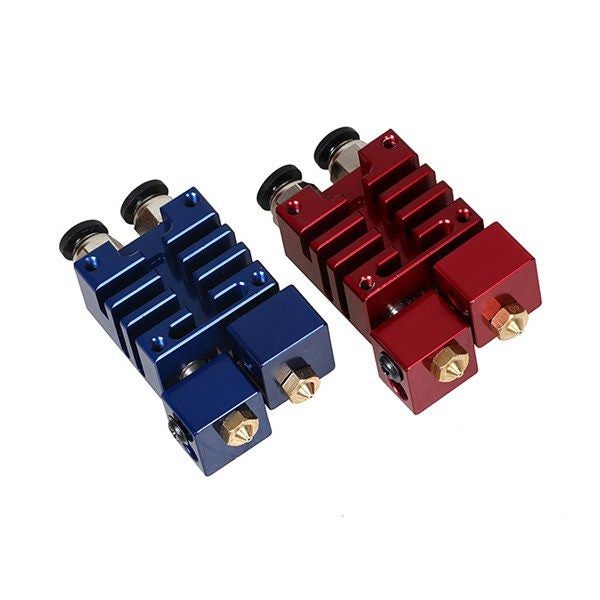 3DSWAY Improved 2 In 2 Out Hotend Kit Dual Heads Extruder For 3D Printer Carousel 1