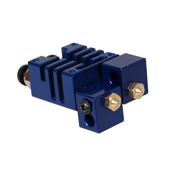3DSWAY Improved 2 In 2 Out Hotend Kit Dual Heads Extruder For 3D Printer Carousel 2