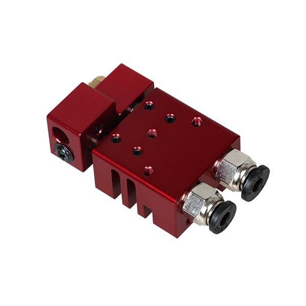 3DSWAY Improved 2 In 2 Out Hotend Kit Dual Heads Extruder For 3D Printer Carousel 6