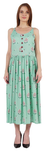 Phagun Women’s Casual Loose Sundress Long Dress Sleeveless Maxi Dresses Summer Carousel 1