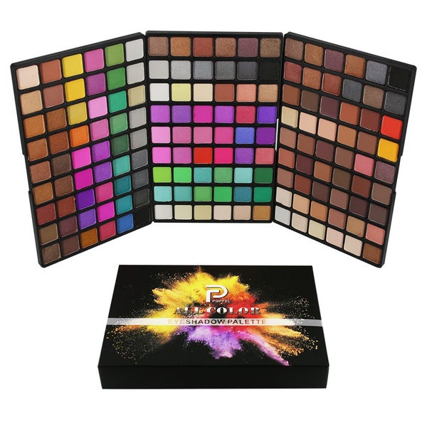 POPFEEL 162 Color Eye Shadow Pearl Matte Earthy Color Makeup Eye Shadow Palette Carousel 2