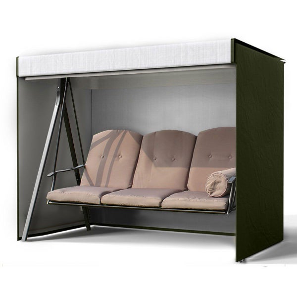 3 - Seater Hammock Swing Cover Garden Patio Yard Hanging Chair Seat Canopy Garde Carousel 2