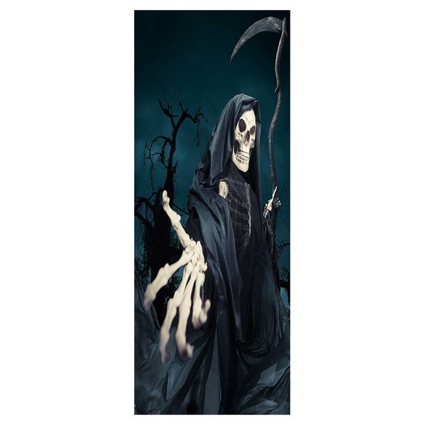 MT003 Halloween Sticker Door Stickers Horror Wall Sticker Removable Sticke Carousel 6