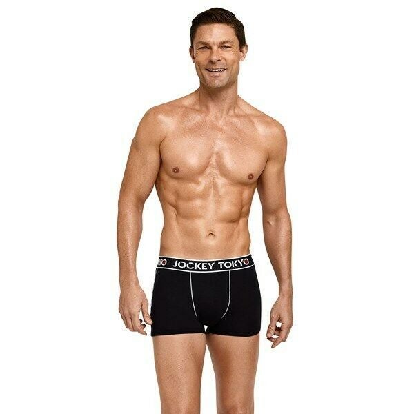 5 X Jockey Trunks - Mens Trunks International Black Blue Miami Nyc Tokyo 24/7 Carousel 1