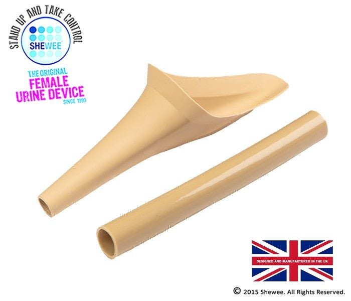 SHEWEE FLEXI - All Gender Group Urination Device - Desert Sand - Pocket Toilet Carousel 1
