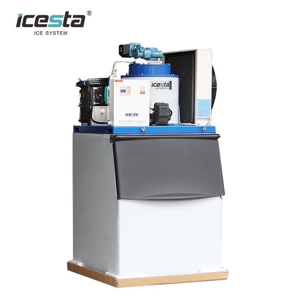 ICESTA 500kg/24hr Commercial Fresh / Salt Flake Ice Maker Machine Carousel 2