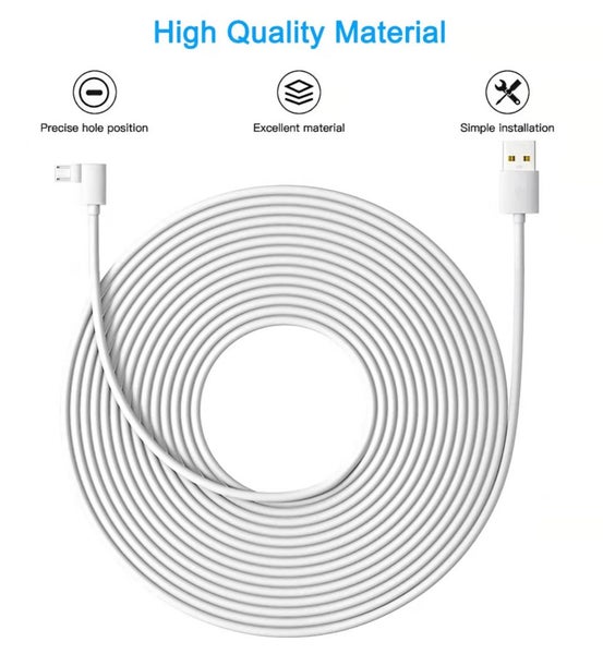 9M Weatherproof Outdoor Power Cable for Eufy Cameras Carousel 2