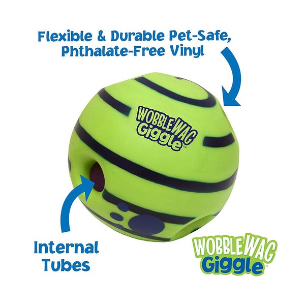 Giggle Ball, Interactive Dog Toy, Fun Giggle Sounds When Rolled or Shaken Carousel 2