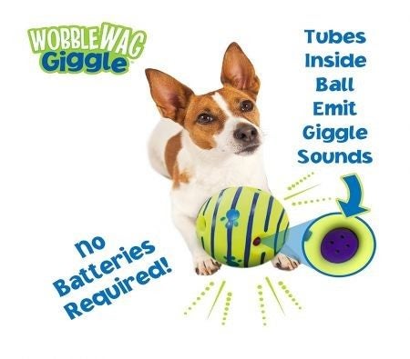 Giggle Ball, Interactive Dog Toy, Fun Giggle Sounds When Rolled or Shaken Carousel 4