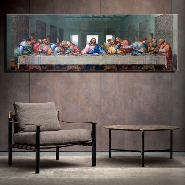 Last Supper 5 Panel Canvas Art Print Carousel 1