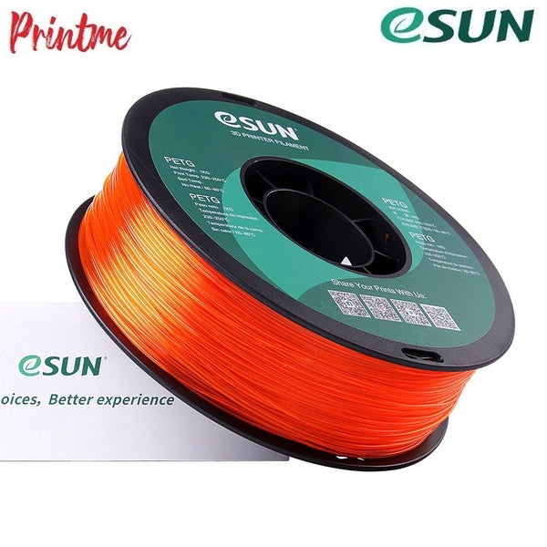 eSUN PETG ORANGE 1.75mm 3D PRINTER FILAMENT 1kg/2.2lbs Carousel 2