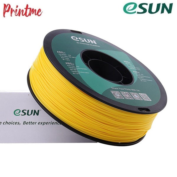 eSUN ABS+ YELLOW 1.75mm 3D PRINTER FILAMENT 1kg/2.2lbs Carousel 2