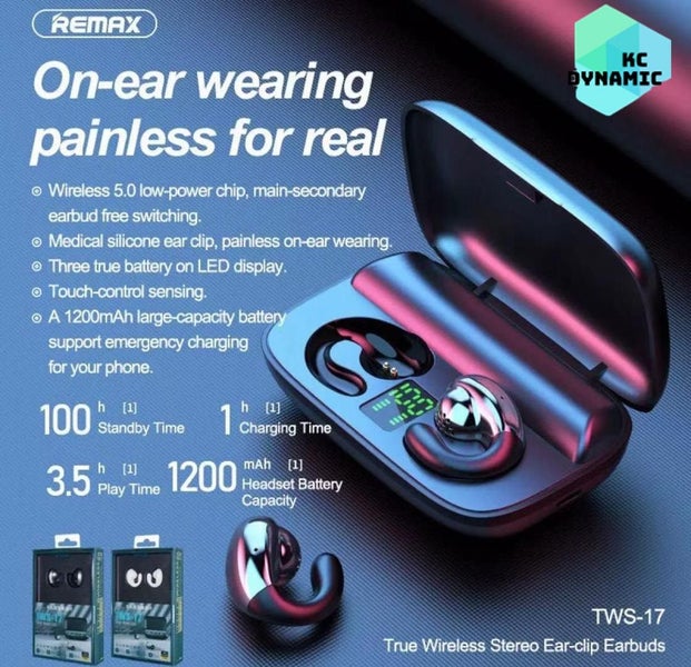True Wireless Stereo Earbuds, Remax Brand, Hi-Resolution Stereo Sound Carousel 1