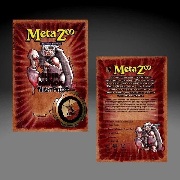 MetaZoo TCG Nightfall 1st edition EarthTheme Deck Carousel 1