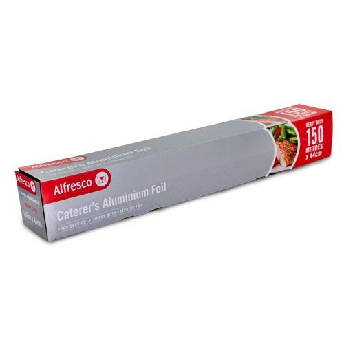 1 X Caterer'S Aluminium Heavy Duty Foil Food Catering Wrap 44cm X 150m Carousel 1