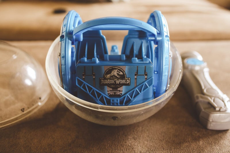 Jurassic World RC Vehicle Remote Controlled Gyrosphere (Mattel) Carousel 1