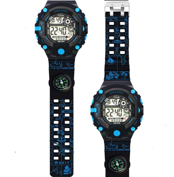 Waterproof Multifunction Sport Digital Wrist Watch Carousel 1