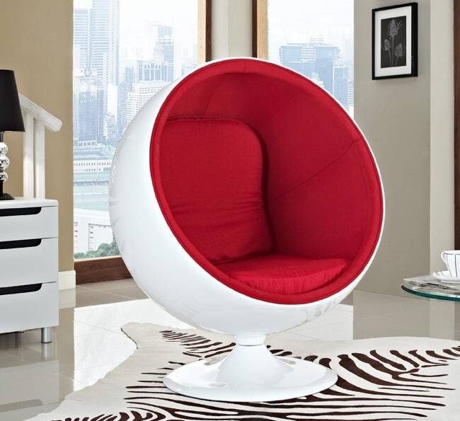 Ball Chair - Red Carousel 1