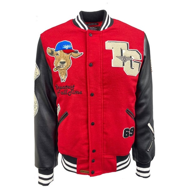 Top Gun GOAT Varsity Jacket Red Carousel 1