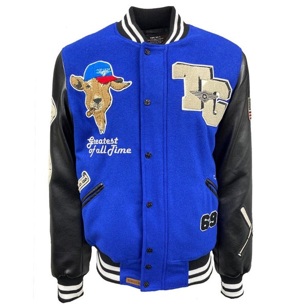 Top Gun GOAT Varsity Jacket Blue Carousel 1