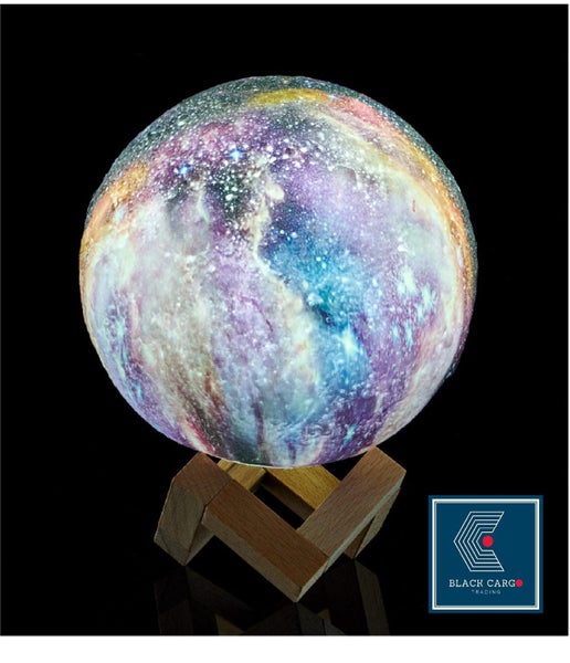 Large 3D USB LED Magical Moon Night Light Moonlight Table Desk Moon Lamp Carousel 11