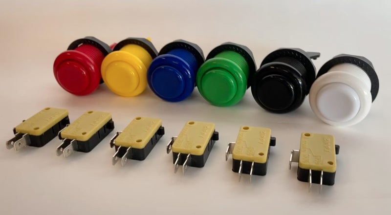 ARCADE MACHINE BUTTONS (Concave tops) > OVERNIGHT DELIVERY > NZs Best Deal Carousel 1