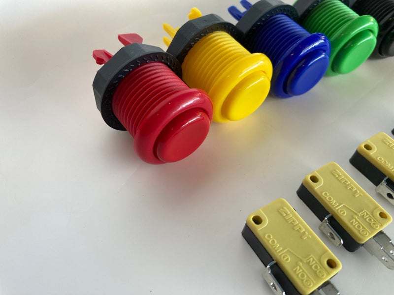 ARCADE MACHINE BUTTONS (Concave tops) > OVERNIGHT DELIVERY > NZs Best Deal Carousel 2