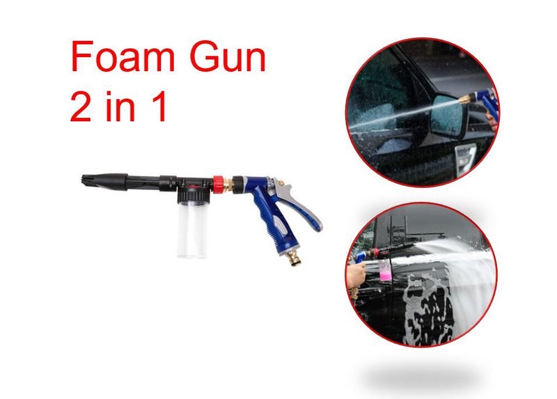 PTN 2 in 1 Foam Gun Car Home Wash Foam Water Gun Portable Sprayer Pressure Gun Carousel 1