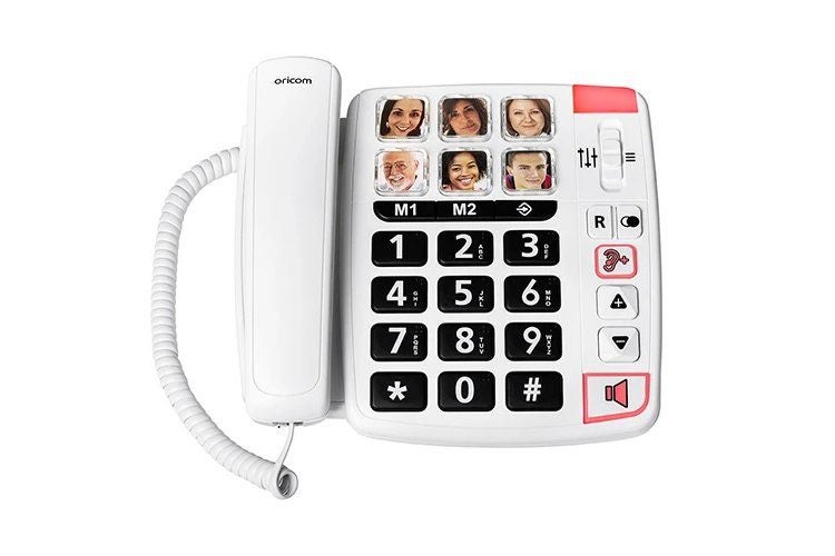 Oricom CARE80S Loud Amplified Phone with Big Picture Dialing Carousel 2