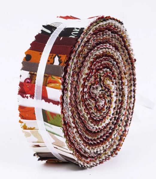 Soimoi 40Pcs Autumn Fall Theme Print Cotton Precut Fabrics For Quilting Craft Carousel 2